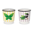 WD Lifestyle | Set 2 bicchierini caffè con decoro