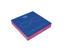 WD Lifestyle | Set 2 piattini dessert in vetro Ø 19,5 cm con scritta colorata