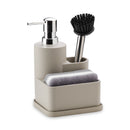 WD Lifestyle | Dispenser sapone con porta spazzola e spugna