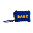 WD Lifestyle | Pochette Multiuso Effetto Bouclé con Laccio da Polso
