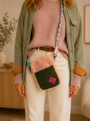WD Lifestyle  | Borsa a Tracolla in Tessuto Effetto Bouclé