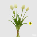 EDG Enzo De Gasperi | Bouquet Tulipani Olis Artificiali Soft Touch H 40 cm – 8 Varianti