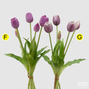 EDG Enzo De Gasperi | Bouquet Tulipani Olis Artificiali Soft Touch H 40 cm – 8 Varianti