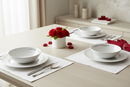 Simple Day | Set 2 Piatti Fondi “Si mangia in compagnia” in Gres Ø 20 cm