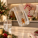 Ichendorf Milano | Brocca Mr. Pan di Zenzero con Manico Candy Cane H 18 cm Sweet and Candy