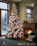 Fiori di Lena | Albero di Natale Innevato Mont Blanc con LED – 4 Altezze