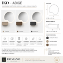 Ikone | Ingresso a Parete Adige – Iko Specchio LED + Modulo 60