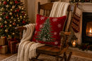 Fiori di Lena | Cuscino Natalizio con Albero di Natale