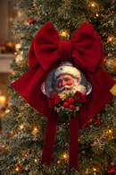 Madame Fioccò | Fiocco Natalizio con Tamburello Babbo Natale