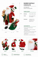 Nuvole di Stoffa | Decorazione Babbo Natale con Elfo