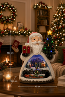 Timstor | Babbo Natale con Treno Animazione e Luci Led