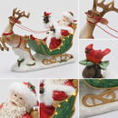 EDG Enzo De Gasperi | Decoro Babbo Natale con Slitta e Led