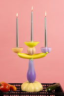Seletti candeliere Vitamin in resina Aubergine - Melanzana