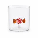 WD Lifestyle | Bicchiere in vetro borosilicato con decorazione interna Natale
