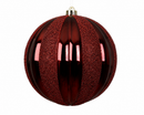 Kaemingk | Pallina Big Natale Glitterata Ø 20 cm.