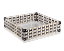 Contenitore con coperchio 4 scomparti Multiuso decorato Break Vesta