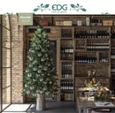 EDG Enzo De Gasperi | Albero di Natale Pino Cristallo con 1500 Led  H 180 cm