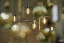 Lampadario Brass Nero By EDG Enzo De Gasperi