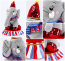 Timstor | Elefante Circo Palcoscenico Decorazione Natalizia