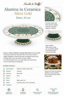 Nuvole di Stoffa | Alzatina in Ceramica Silent Gold