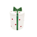 Easy Life | Barattolo Decorativo Cilindrico in Ceramica Ribbon