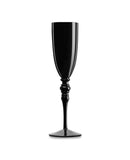 Fade Maison | Set 6 Flute Blake in Vetro Nero 200 ml