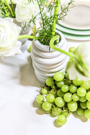 Rosenthal | Vaso Hop H 14 cm. in porcellana smaltato bianco opaco