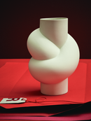 Rosenthal | Vaso Node in porcellana smaltato bianco opaco