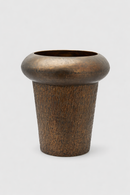 EDG Enzo De Gasperi|  Vaso con Bordo Svasato in metallo