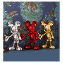 Scultura Pop Mickey Welcome Oro Lucido H 30 cm. Leblon Delienne