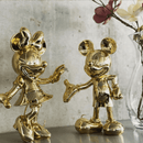 Scultura Pop Minnie Welcome cromata H 31 cm. Leblon Delienne