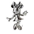 Scultura Pop Minnie Welcome cromata H 31 cm. Leblon Delienne