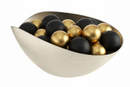 Onlylux | Centrotavola Burano in vetro artigianale Beige - Corda