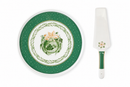 Nuvole di Stoffa | Set 2 pz. Piatto con Paletta Silent Gold