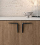 Tomasella | Madia Pandora in legno con basamento in metallo - Top Gres