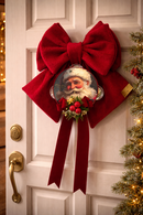 Madame Fioccò | Fiocco Natalizio con Tamburello Babbo Natale