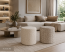 EDG Enzo De Gasperi | Pouf Righe Mix Cilindro