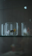 WD Lifestyle Bicchiere 250 ml. in vetro borosilicato con decoro Tema Animali Monterey