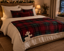 Kaemingk | Coperta con Renna e Fantasia Tartan in Flanella