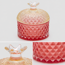 EDG Enzo De Gasperi | Contenitore Decorativo Rombi Rotondo