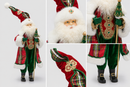 EDG Enzo De Gasperi | Decoro Babbo Natale con Bastone H H 98 cm.