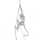 Lampada Resina Sospensione Monkey Swing White SELETTI
