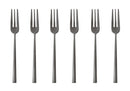 SAMBONET SET 6 FORCHETTINE DOLCE - ROCK BLACK