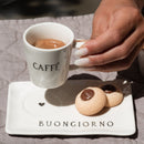 Simple Day | Set 2 Piattini per Tazze Espresso “Buongiorno”