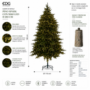 EDG Enzo De Gasperi | Albero di Natale Pino Spark con 5060 Led H 180 cm