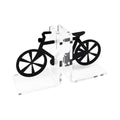 Reggilibri Cristallo Acrilico Bicicletta Vesta
