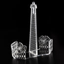 Vesta Home  Portabicchieri Doppio con decoro Trasparente Le Jardin