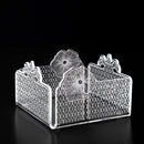 Set Menage trasparente con decoro  Le Jardin Vesta