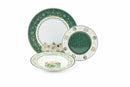 Nuvole di Stoffa | Set 18 pz. Piatti Natalizi in Ceramica Silent Gold con Scatola Regalo