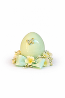 Fiori di Lena | Uovo Pasqua in ceramica con decoro